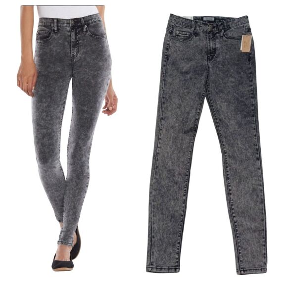 Mudd Basic Hi-Rise Jeggings Women's  Size 7  Lightweight Stretch Jeans - Picture 1 of 12